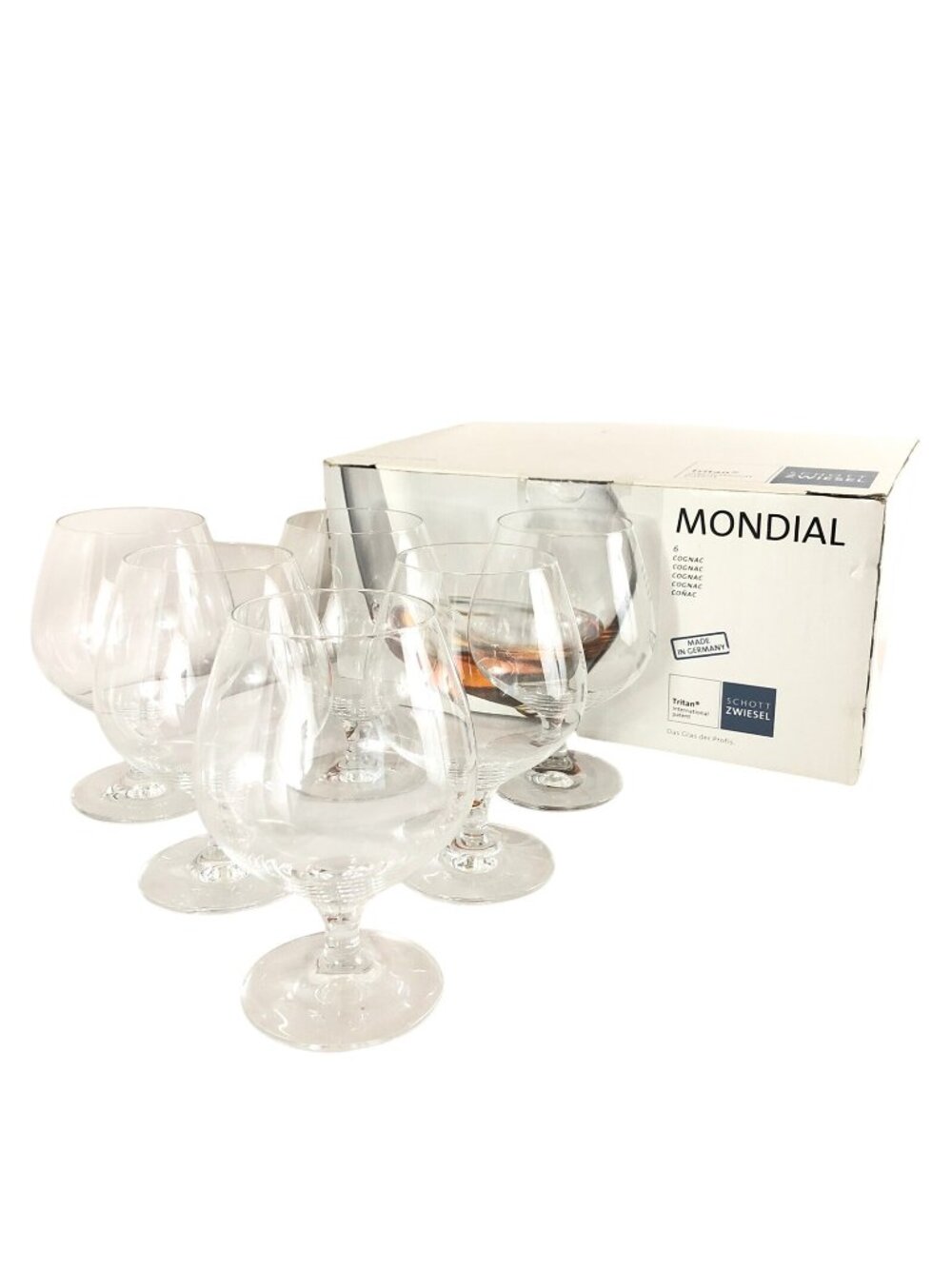 Schott Zwiesel Mondial Cognac Glasses Set of 6 Dishwasher Safe Break Resistant